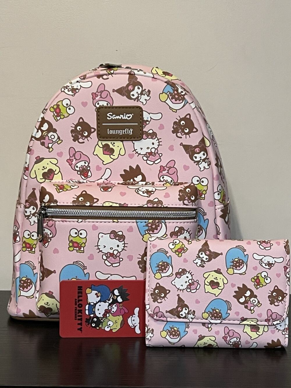 Loungefly Hello Kitty And Friends Sweet Treat Mini Backpack & Wallet Combo
